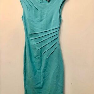 Le Chateau Teal Midi Dress